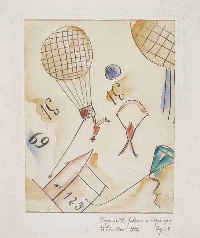 Aq. 34. Aquarell Fallmann-Springer as a canvas print