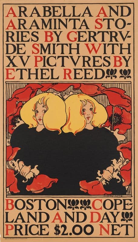 Arabella & Araminta stories by Gertrude Smith with XV pictures by Ethel Reed as a canvas print
