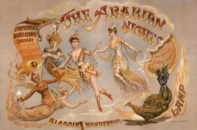 Arabian nights as a canvas print
