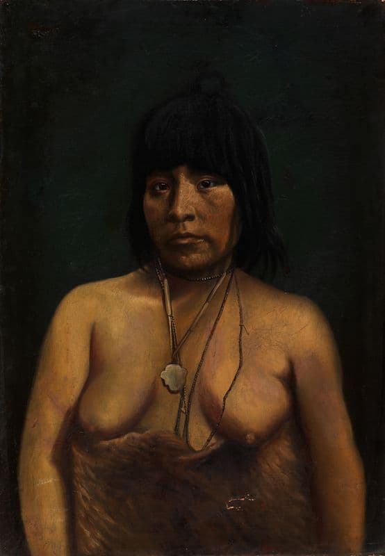 Araucanian Woman (ca. 1890-1892) as a canvas print