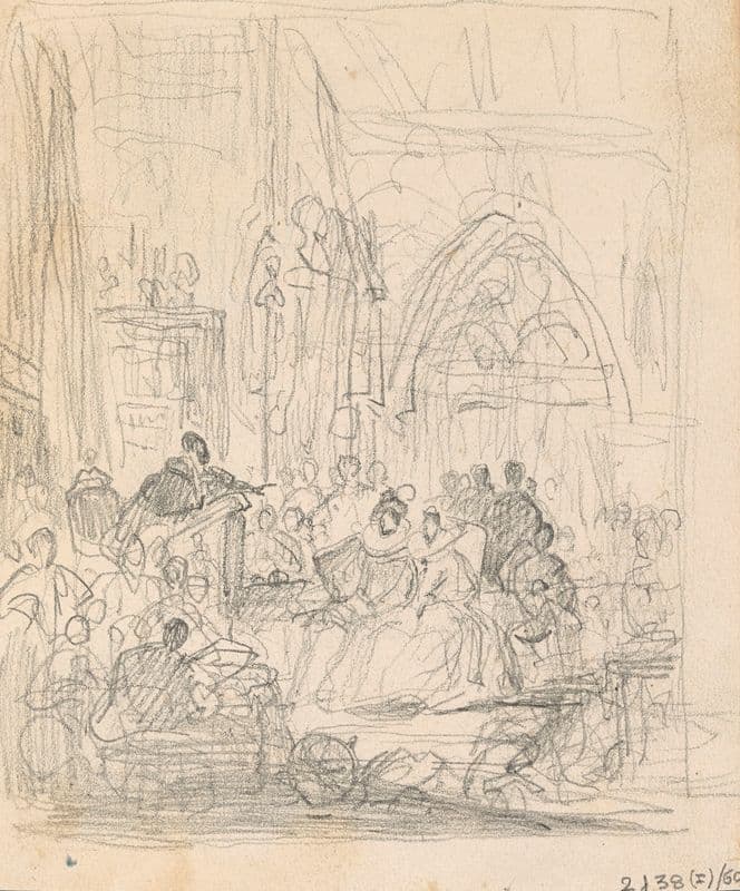 Archdukes Albert and Isabella Attend a Lesson by Justus Lipsius as a canvas print