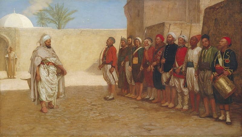 Army Reorganisation In Morocco as a canvas print