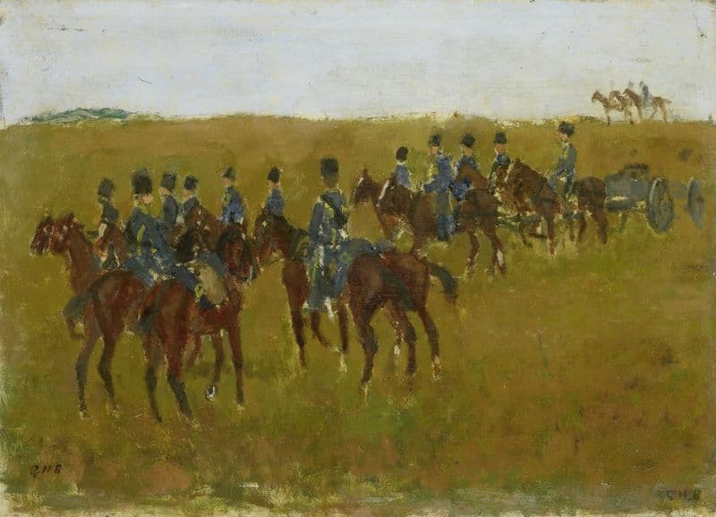 Artillery on Maneuver (c. 1880 - c. 1923) as a canvas print