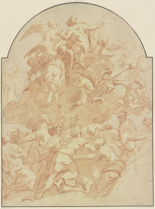 Assumption of Mary as a canvas print