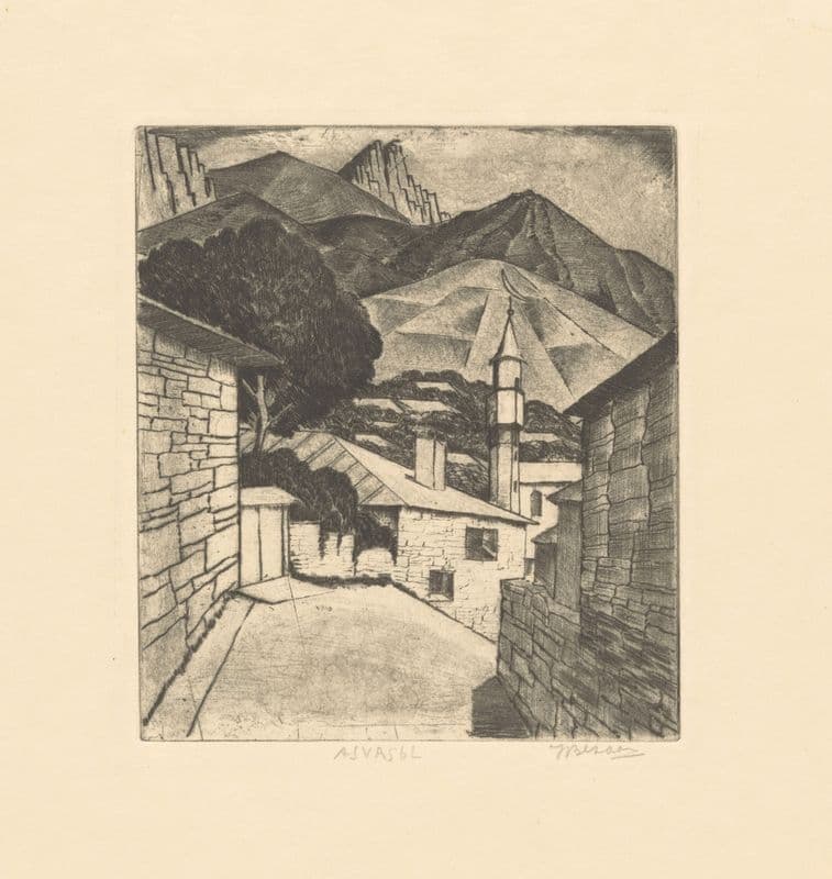 Asvasbl (1904-1938) as a canvas print