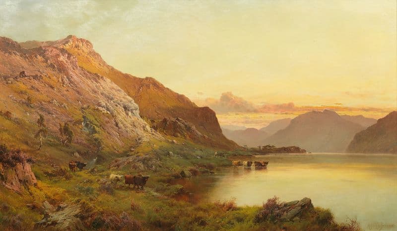 At the foot of Ben Nevis, N.B. as a canvas print