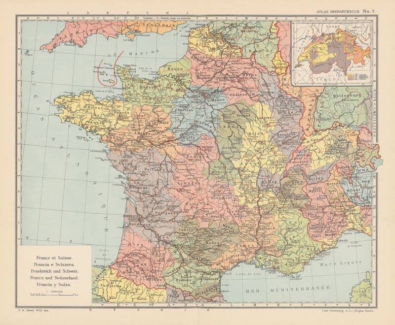 Atlas hierarchicus Pl.07 as a canvas print