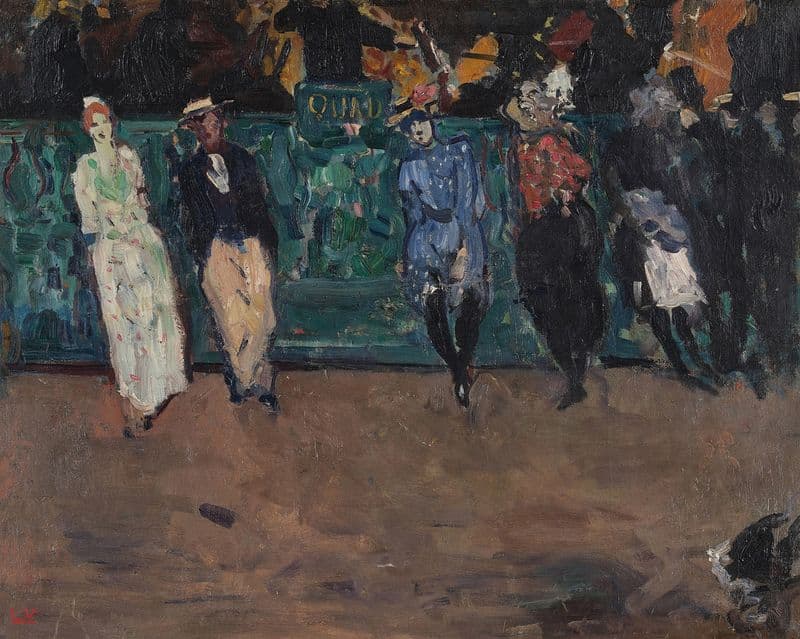 Au bal as a canvas print