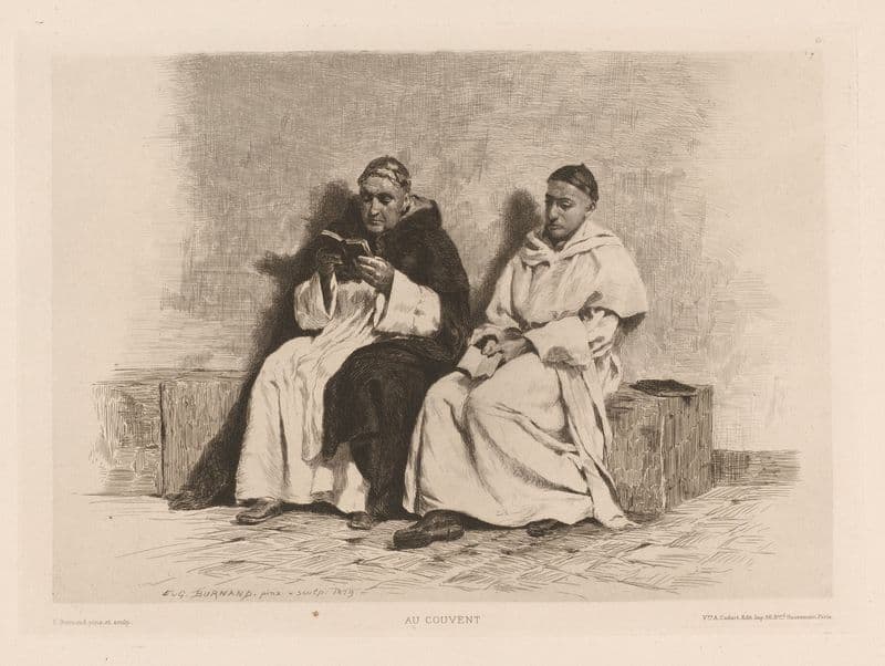 Au couvent as a canvas print