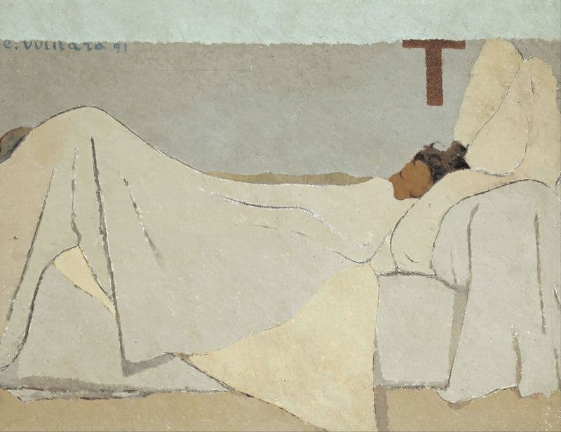 Au lit In Bed 1891 as a canvas print