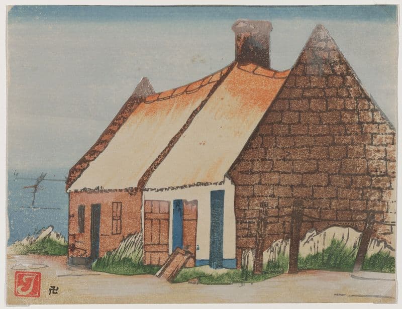 Audresselles, Pas-de-Calais (c. 1908–12) as a canvas print