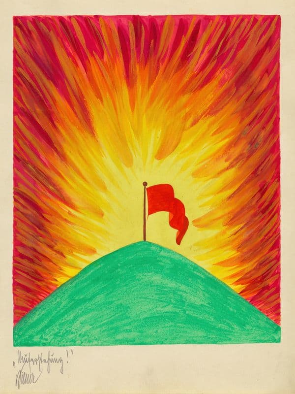 Auferstehung (around 1923) as a canvas print