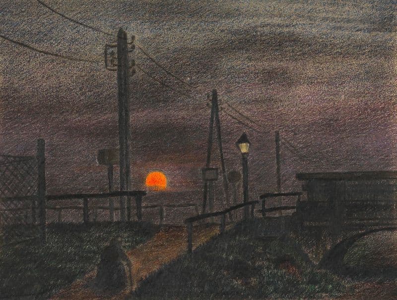 Aufgehender Mond as a canvas print