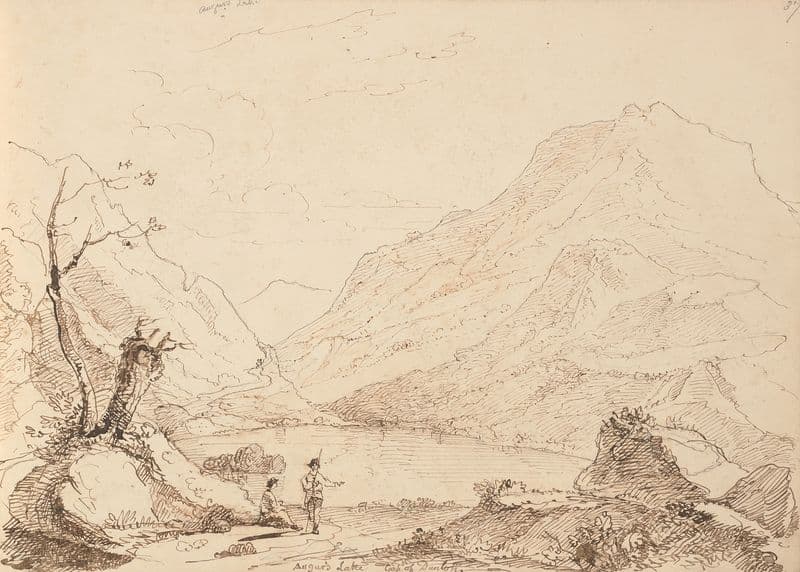 Augur’s Lake, Gap of Dunloh as a canvas print