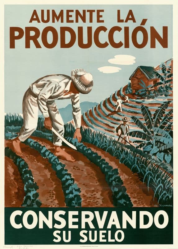 Aumente la Producción as a canvas print