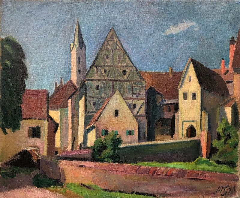 Aus Franken as a canvas print