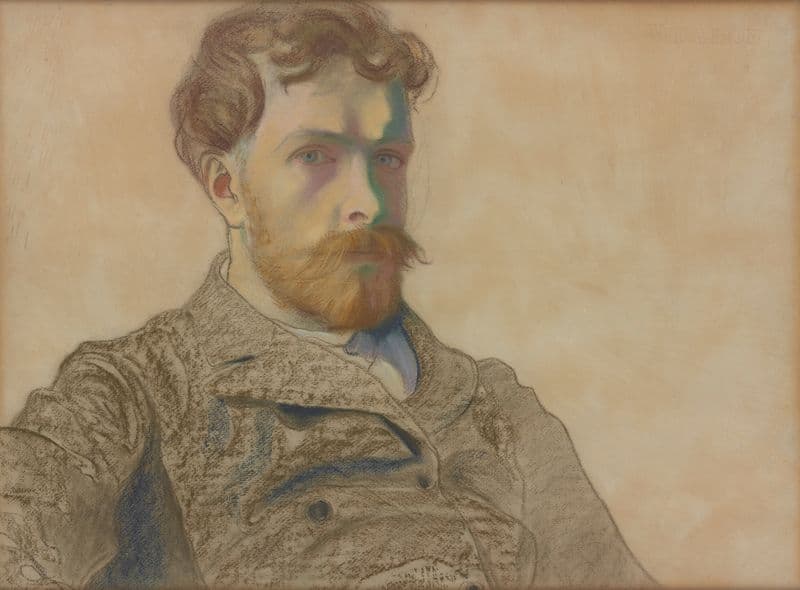 Autoportret Stanisława Wyspiańskiego as a canvas print