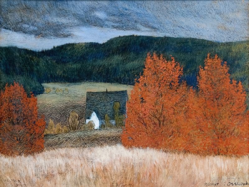 Autumnal Mood Jämtland as a canvas print