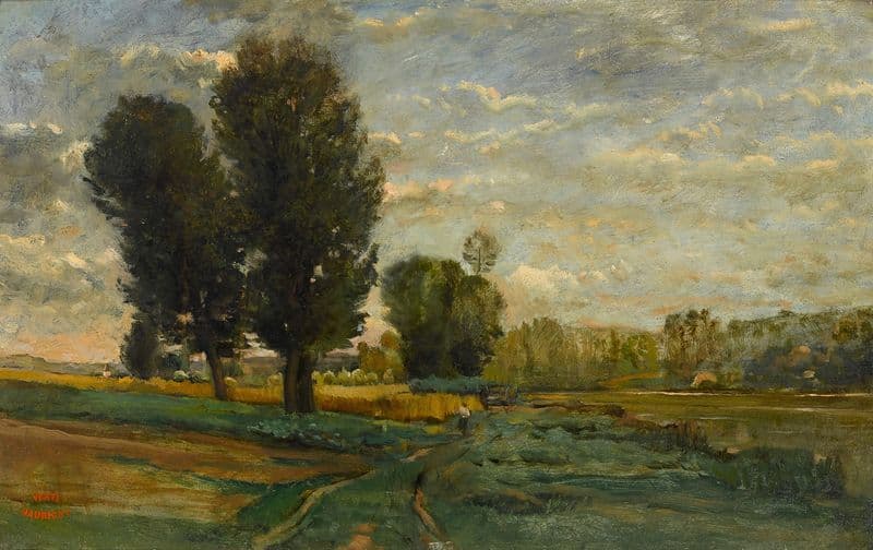 Auvers, le Plumets as a canvas print