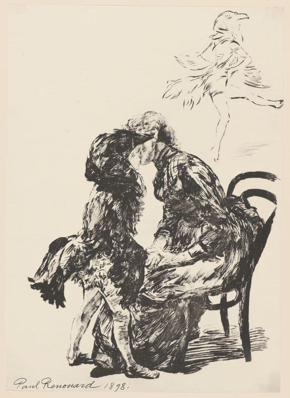 Avant le Ballet as a canvas print