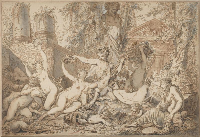 Bacchanal (ca. 1765–66) as a canvas print