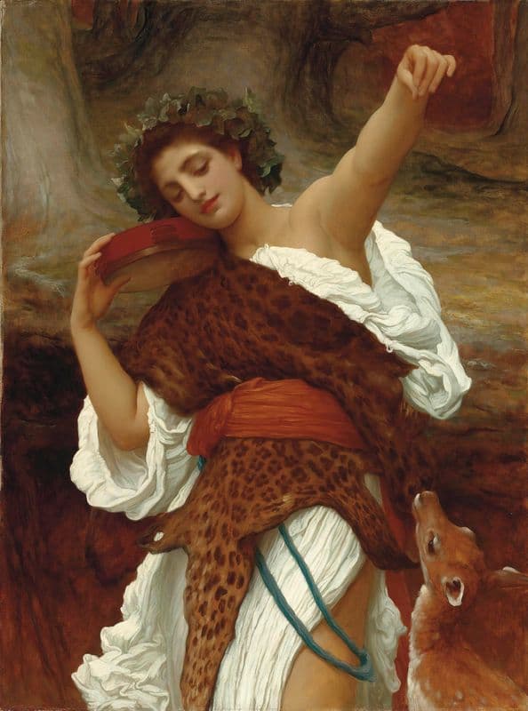 Bacchante as a canvas print