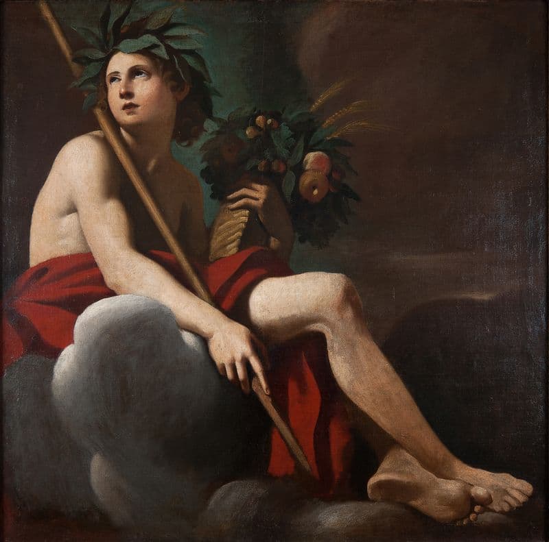 Bacchus (17th century) as a canvas print