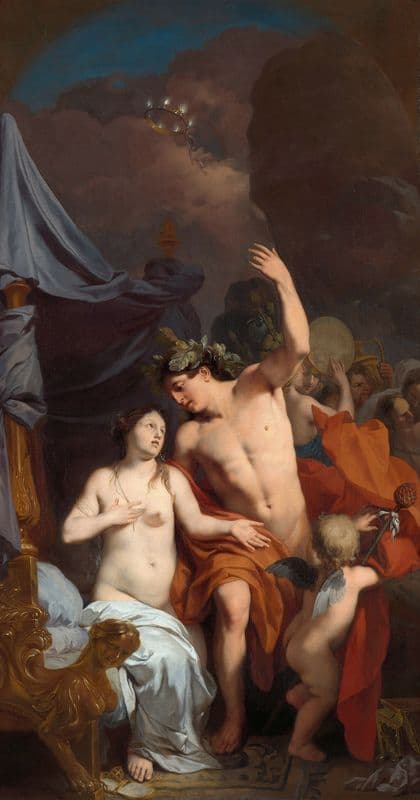 Bacchus and Ariadne (C. 1676 - 1678) as a canvas print