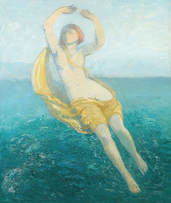 Badenymfe as a canvas print