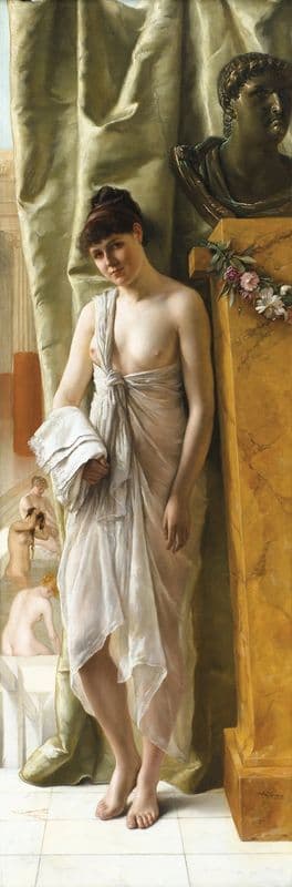 Baigneuse ou Balneatrix as a canvas print