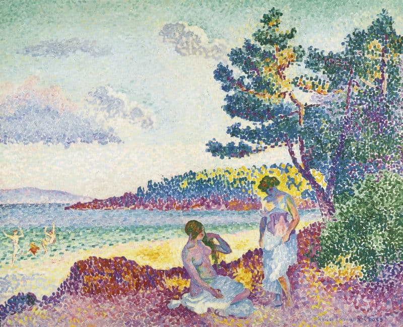 Baigneuses as a canvas print
