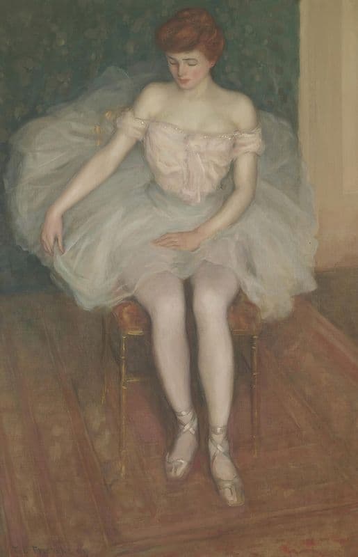 Ballerina as a canvas print