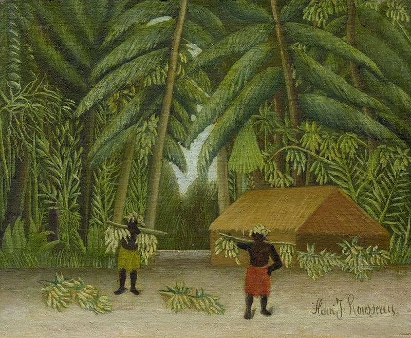 Banana Harvest (1907–10) as a canvas print