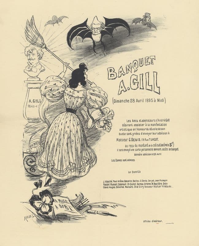 Banquet A. Gill as a canvas print