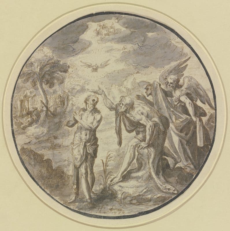 Baptism of Christ as a canvas print