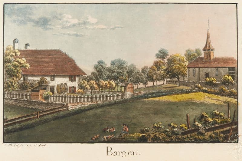 Bargen as a canvas print