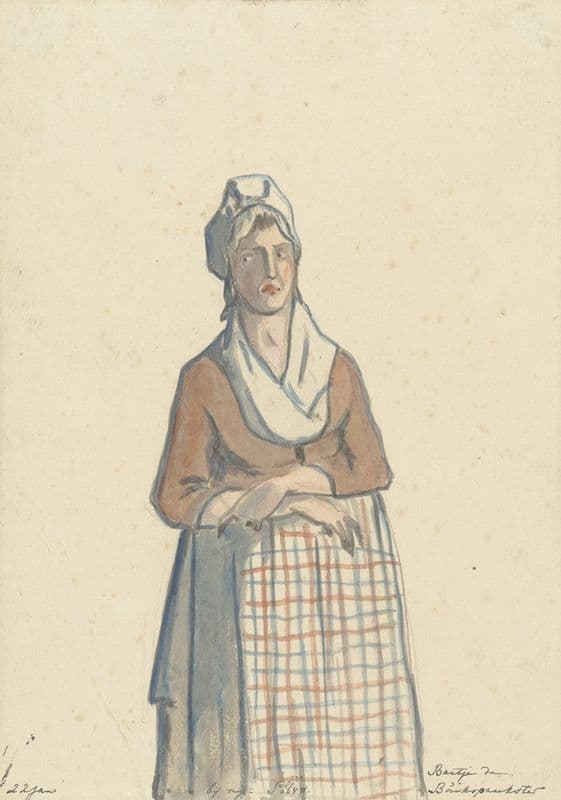 Bartje de Buikspreekster (dagboek, 22 januari) (1805 - 1808) as a canvas print