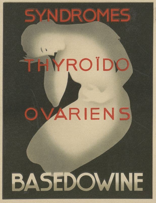 Basedowine (1910-1950) as a canvas print