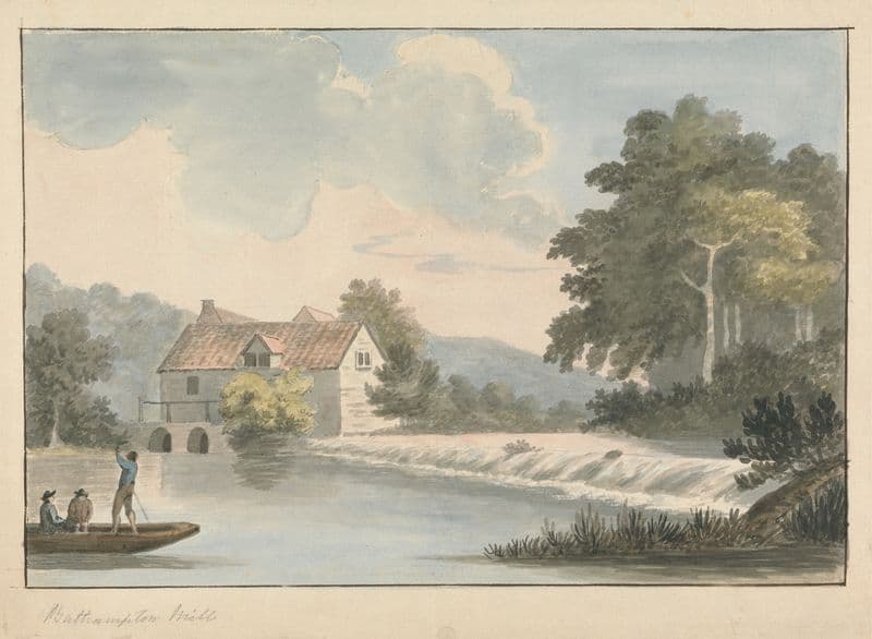 Bathampton Mill as a canvas print