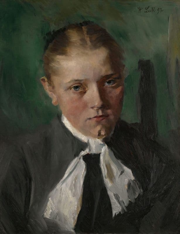 Bauernmädchen (Peasant Girl) as a canvas print