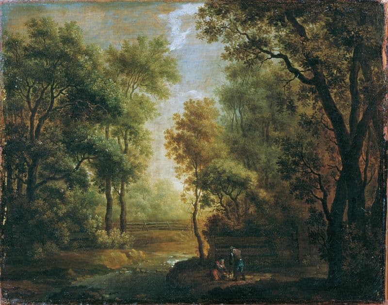 Baumlandschaft as a canvas print