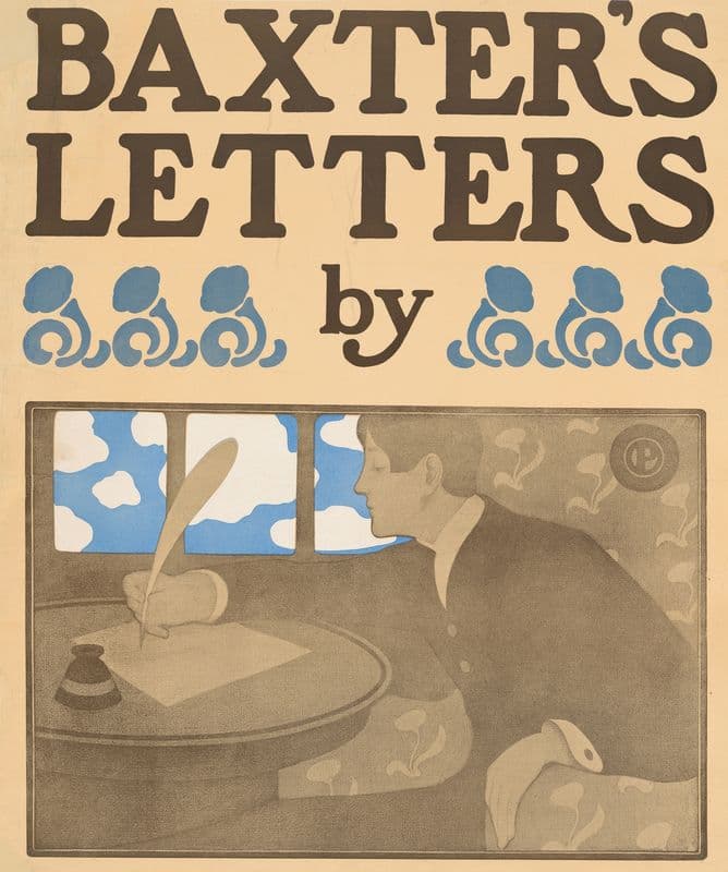 Baxter’s Letters as a canvas print