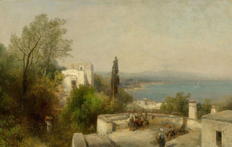 Bay of Naples as a canvas print