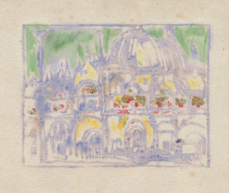 Bazylika San Marco w Wenecji as a canvas print