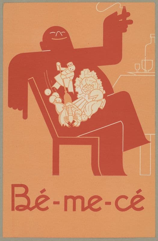 Bé-me-cé (1910-1950) as a canvas print