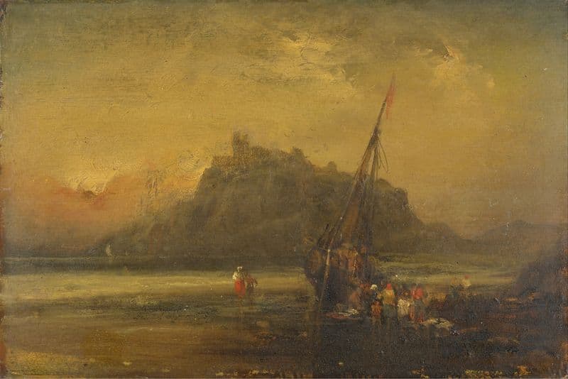 Beach Scene as a canvas print