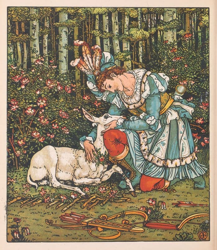 Beauty and the beast Pl. 17 as a canvas print