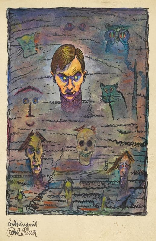 Bedrängnis (around 1923) as a canvas print