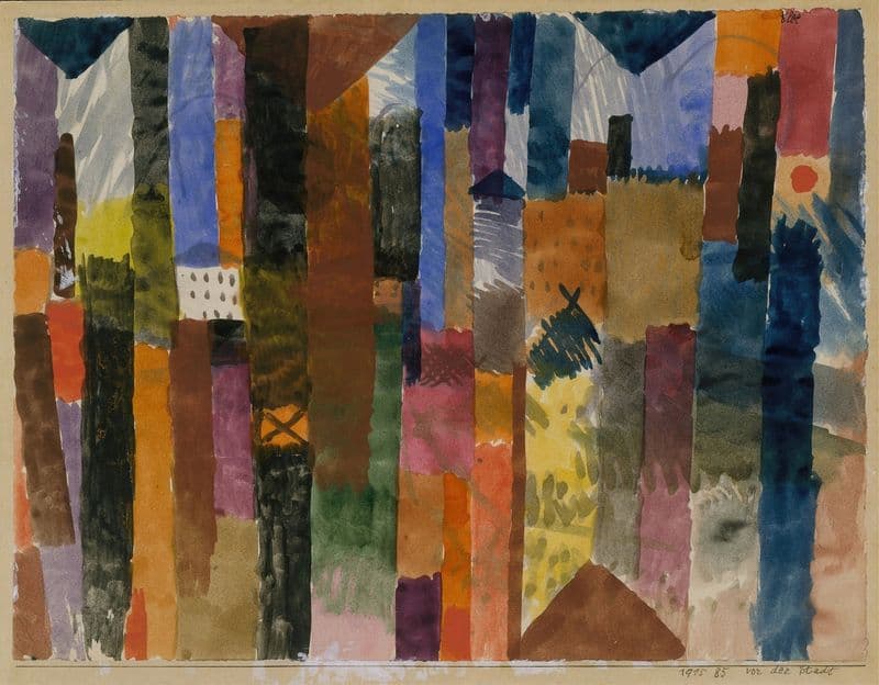 Before the Town as a canvas print