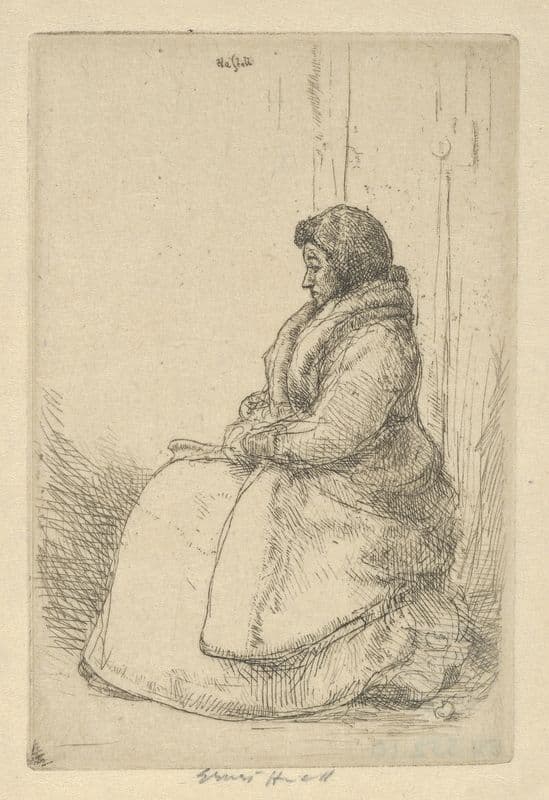 Beggar of St. Sulpice as a canvas print